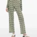 Брюки с геометрическим узором