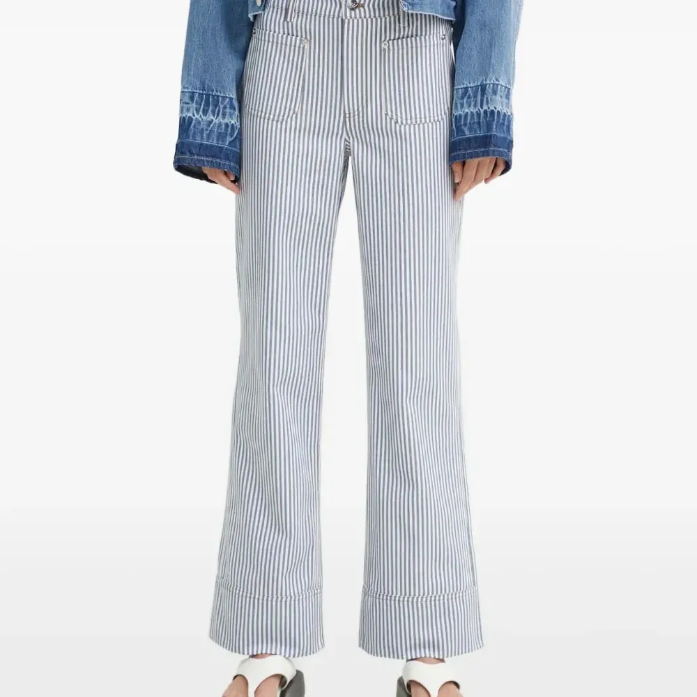 Брюки с полосатыми манжетами