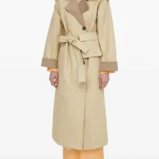 Двубортный тренч