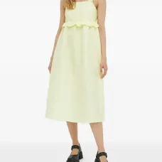 Платье из жаккарда с оборками Платье из жаккарда с оборками