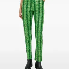Брюки с принтом под змеиную кожу Брюки с принтом под змеиную кожу