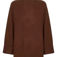 Кашемировый свитер с широкими манжетами Кашемировый свитер с широкими манжетами