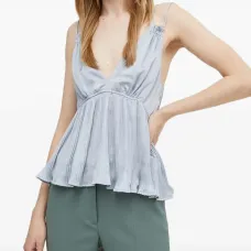 Плиссированный топ