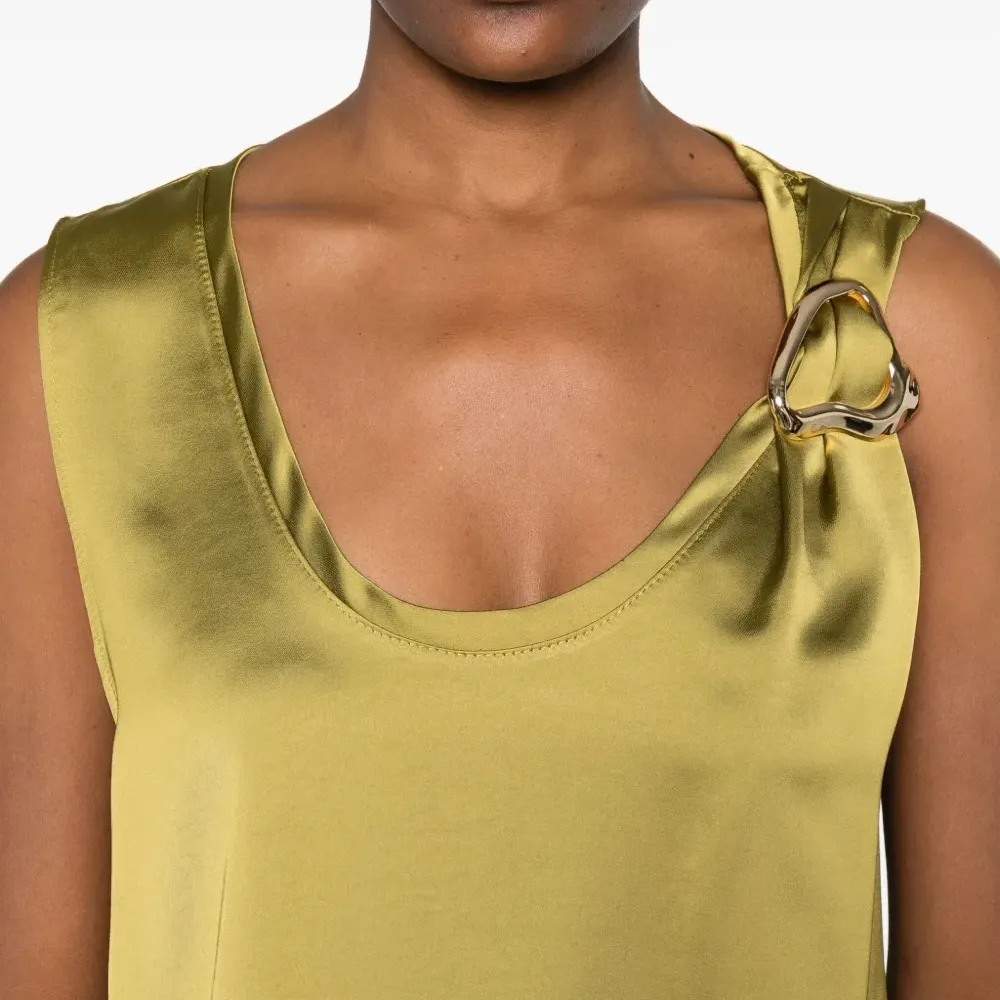 Декорированный топ без рукавов