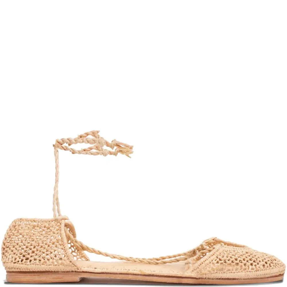 Балетки в технике кроше