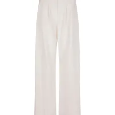 Брюки в полоску с завышенной талией