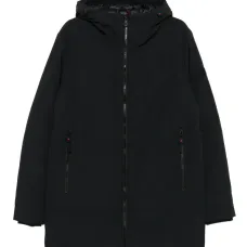 Пальто на молнии с капюшоном