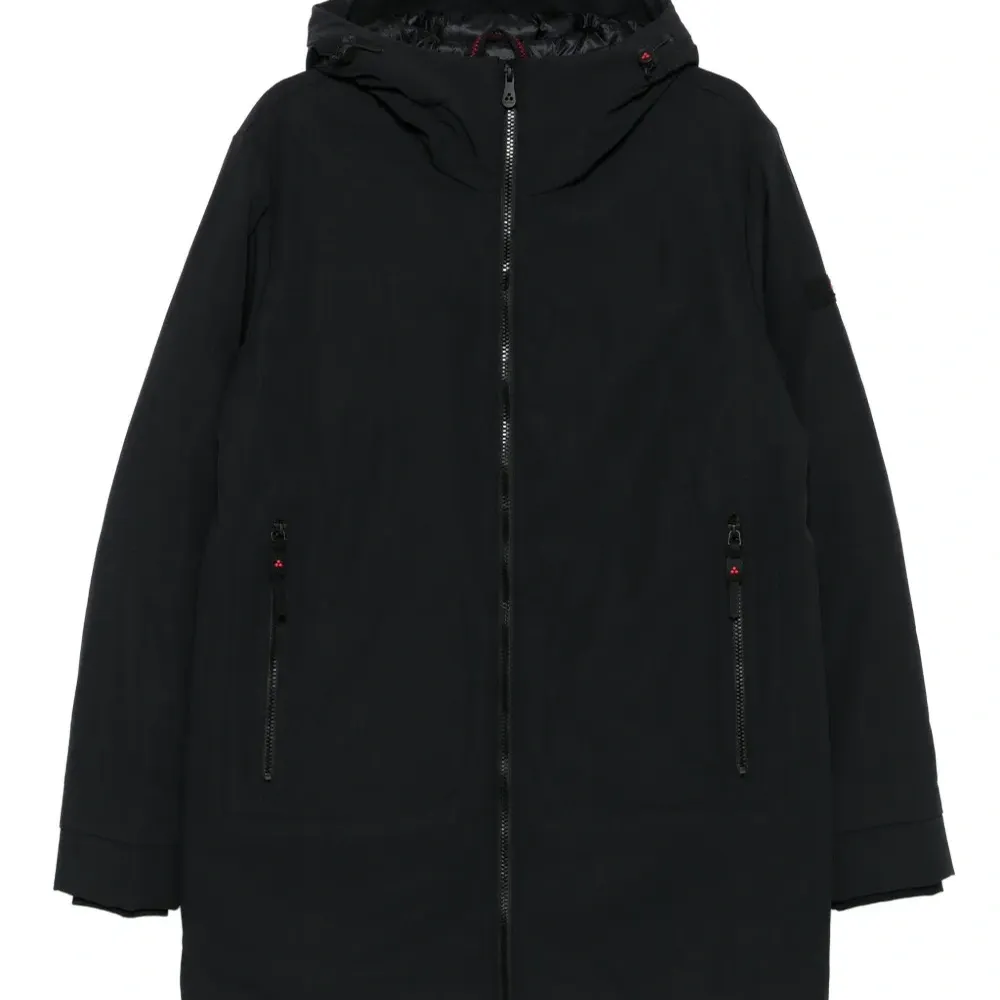 Пальто на молнии с капюшоном