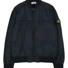 Куртка на молнии с манжетами в рубчик