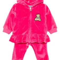 Спортивный костюм с капюшоном и оборками