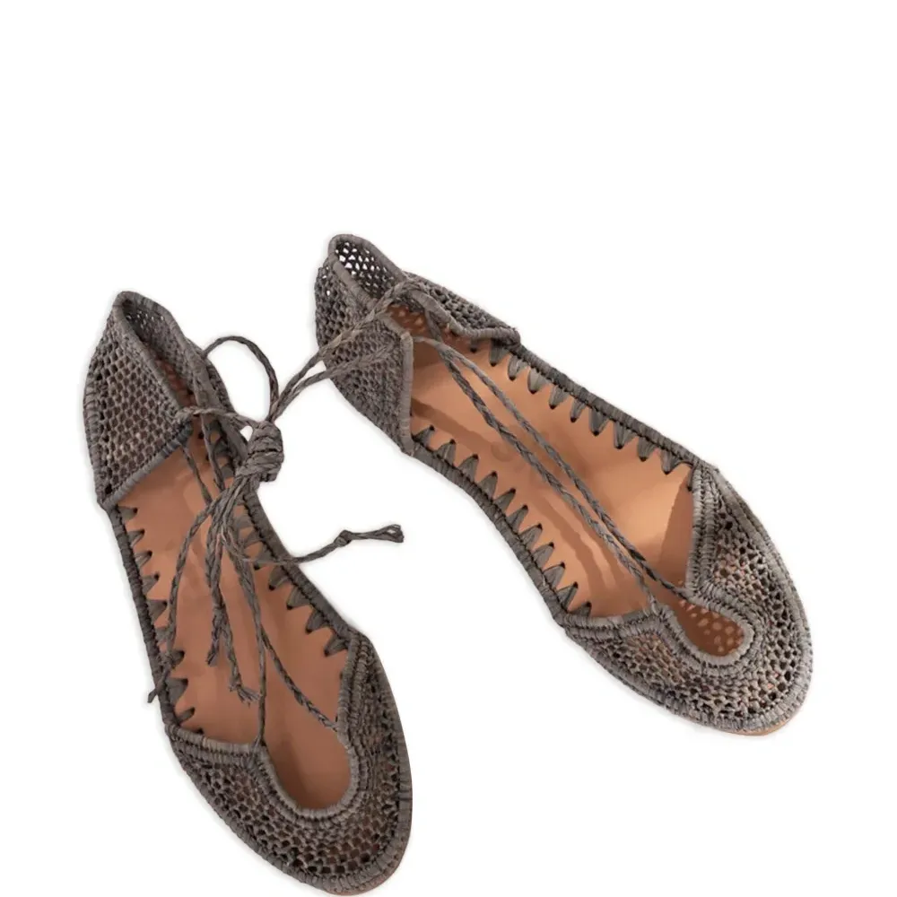 Плетеные туфли