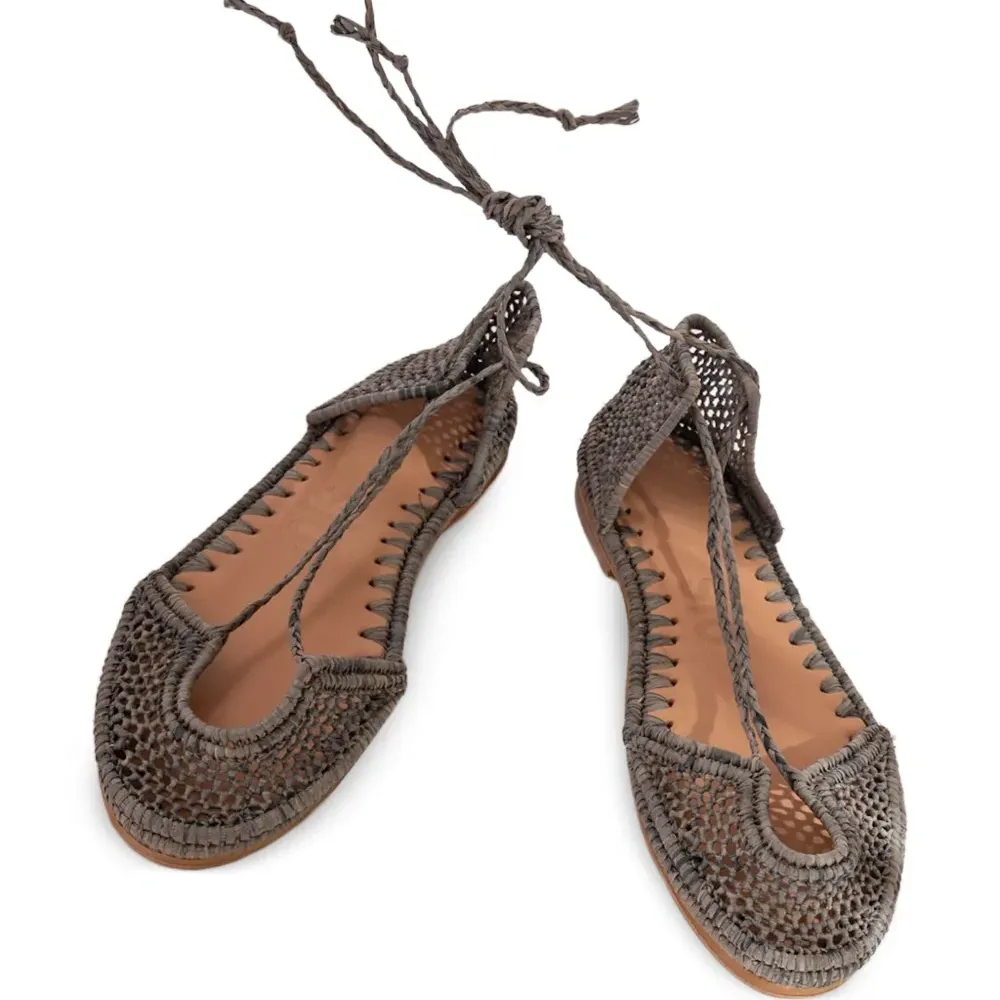 Плетеные туфли