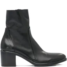 Ботильоны на блочном каблуке