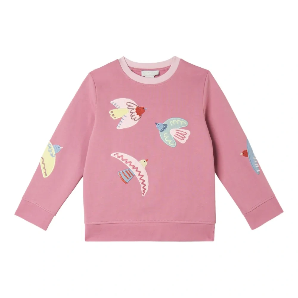 Свитшот с вышитой птицей