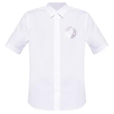Рубашка с короткими рукавами и логотипом