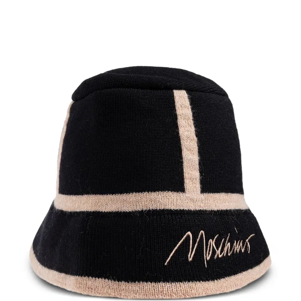 Панама из шерсти с вставками