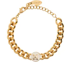 Браслет с плетением "карб" и стрелами Браслет с плетением "карб" и стрелами