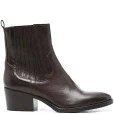 Кожаные ботинки