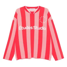 Полосатый свитшот с длинными рукавами