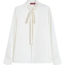 Блузка с оборками и завязками