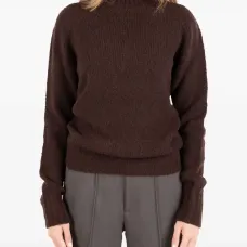 Кашемировый свитер с воротником-стойкой Кашемировый свитер с воротником-стойкой