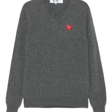 Свитер с V-образным вырезом