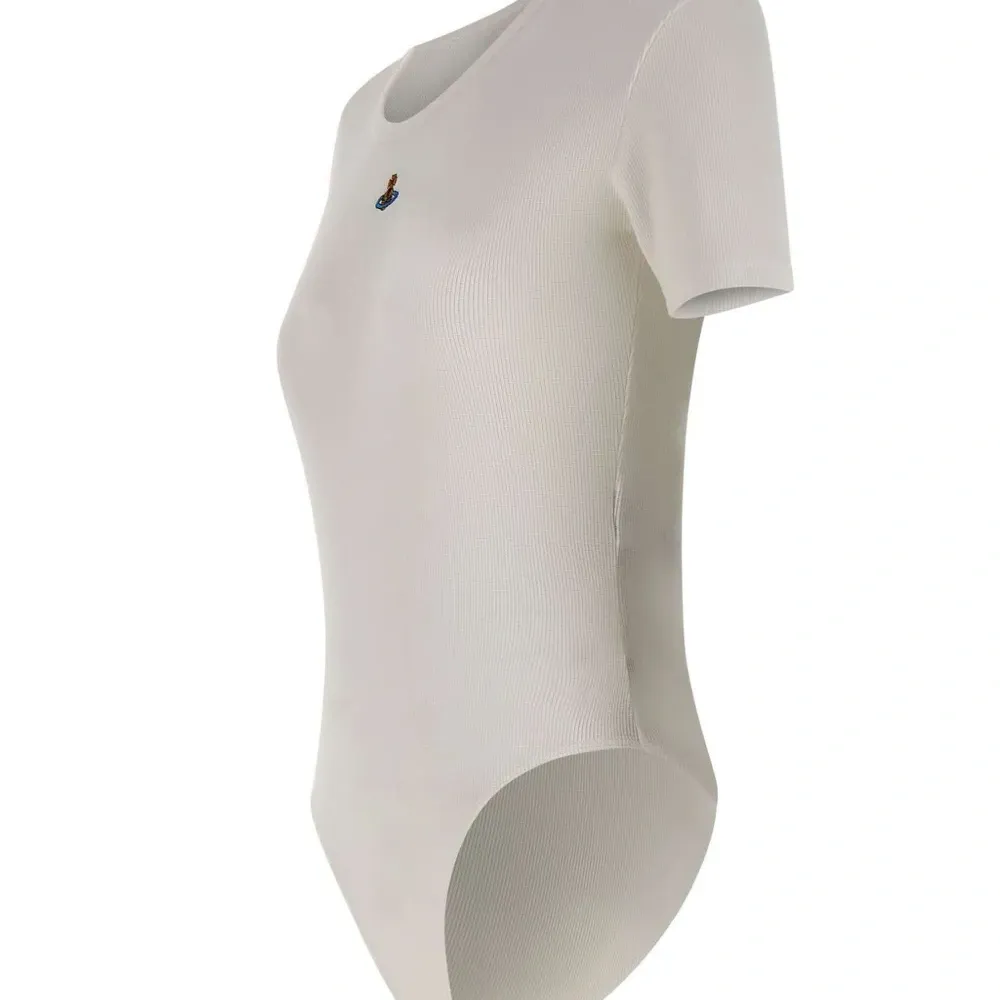 Боди в рубчик с декором Orb