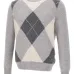 Шерстяной свитер с узором аргайл