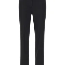 Брюки с карманами и складками