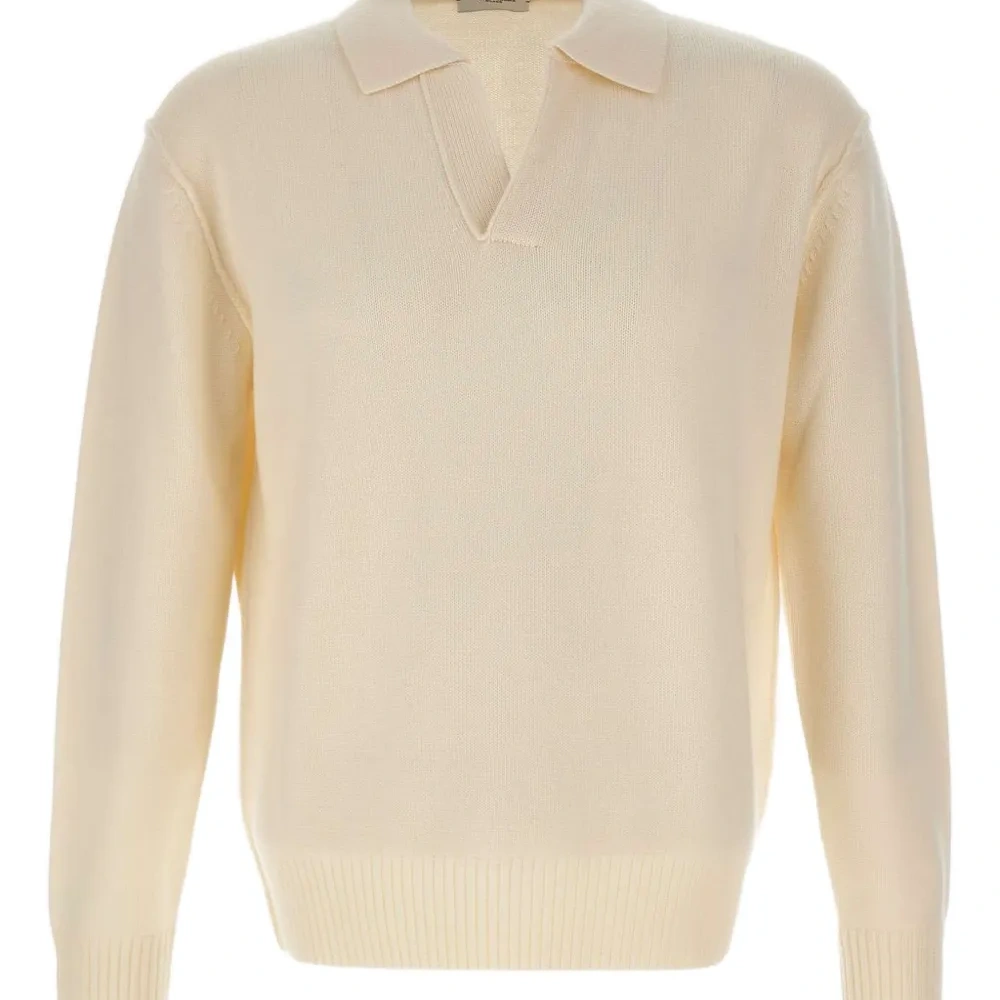 Свитер с воротником поло