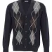 Шерстяной кардиган с геометричным узором Шерстяной кардиган с геометричным узором