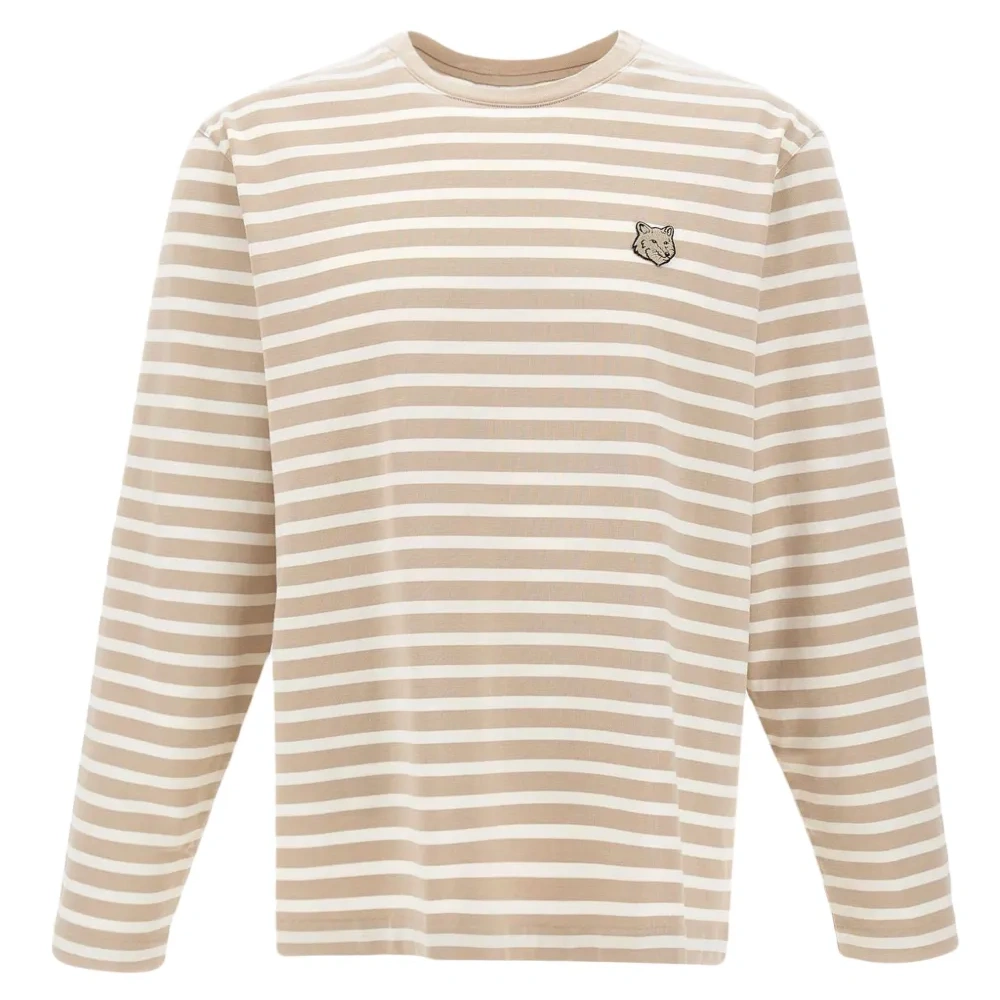 Полосатый топ с длинными рукавами