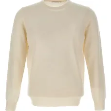 Кашемировый свитер с отделкой в рубчик