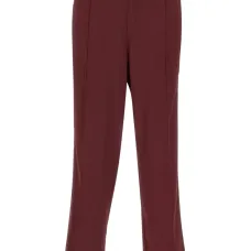 Брюки с эластичным поясом и лампасами Брюки с эластичным поясом и лампасами