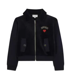Толстовка на молнии с нашивкой в виде сердца Толстовка на молнии с нашивкой в виде сердца