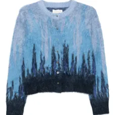 Кардиган с эффектом градиента