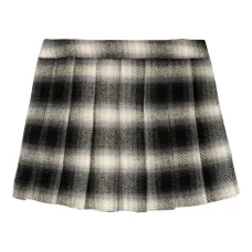 Клетчатая юбка со складками