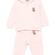 Спортивный костюм с капюшоном и вышитым логотипом Спортивный костюм с капюшоном и вышитым логотипом