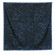 Шелковый платок с леопардовым принтом