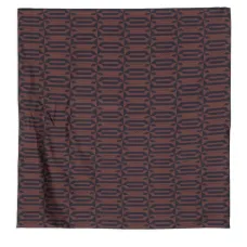 Шелковый платок с геометричным узором