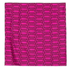 Шелковый платок с геометричным узором