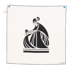 Шелковый шарф с логотипом