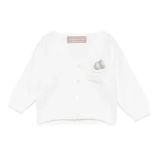 Кардиган с клетчатым карманом