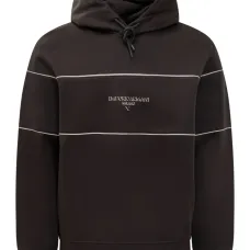 Худи с контрастными полосками