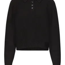 Свитер Homere LDS с воротником поло в рубчик