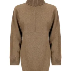 Платье мини с высоким воротником Платье мини с высоким воротником