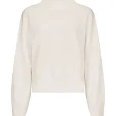 Кашемировый свитер с воротником в рубчик Кашемировый свитер с воротником в рубчик