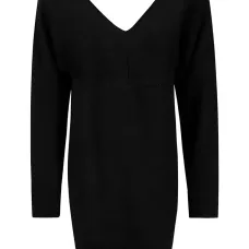 Платье миди с V-образным вырезом Платье миди с V-образным вырезом