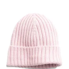 Кашемировая шапка бини в рубчик