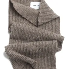 Кашемировый снуд в рубчик